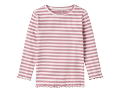 Name It mauve orchid/jet stream striped top